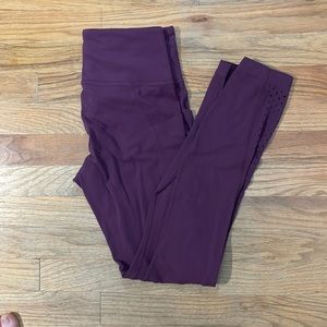Athleta size small burgundy leggings